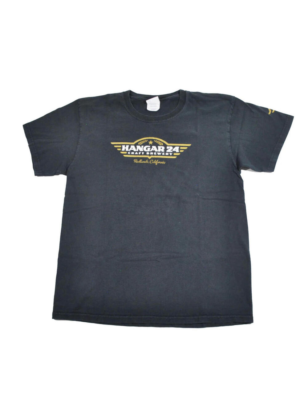 Vintage Hangar 24 Craft Brewery California Black Beer Shirt Size Large